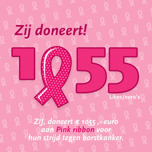 1055 Likes donatie